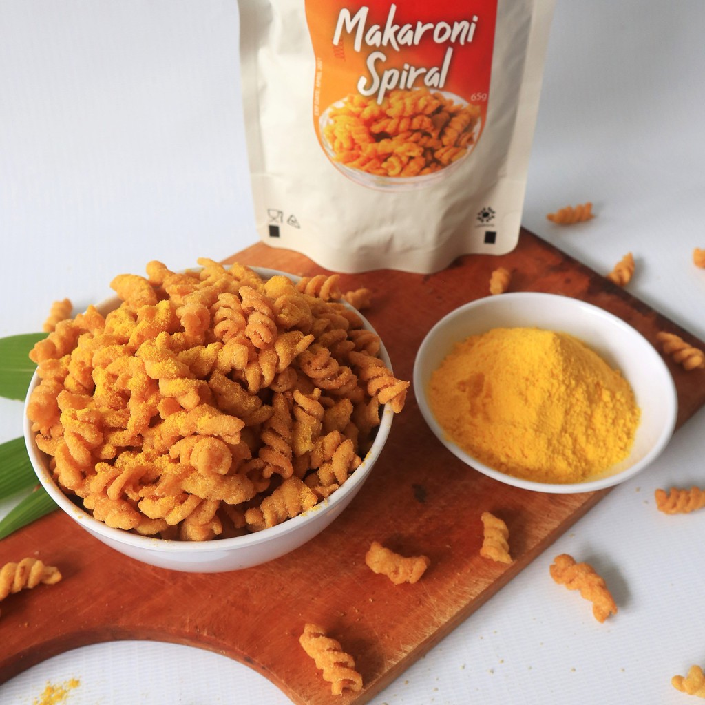 

MAKARONI SPIRAL ASTA SNACK RASA JAGUNG MANIS (SIZE M)