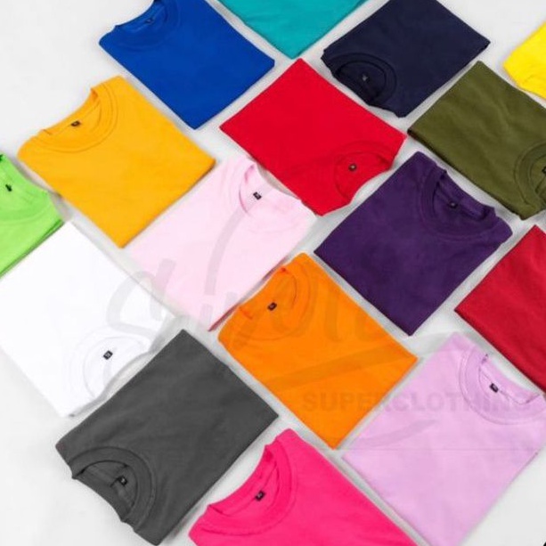 KAOS POLOS COTTON COMBED 30S REAKTIF PREMIUM KNITTO