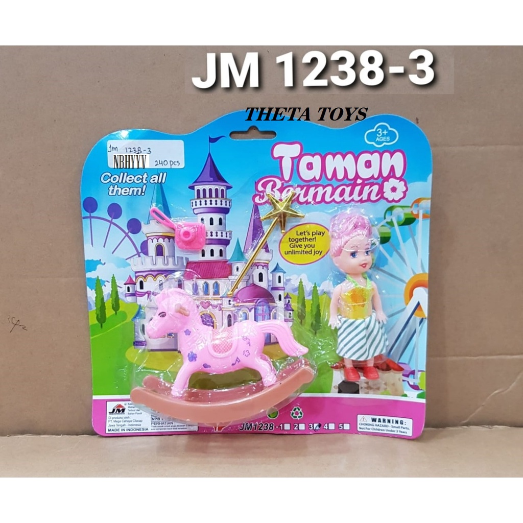 MAINAN TAMAN BERMAIN JM 1238-3 MAINAN ANAK ANAK MAINAN KUDA KUDA MAINAN ANAK PEREMPUAN