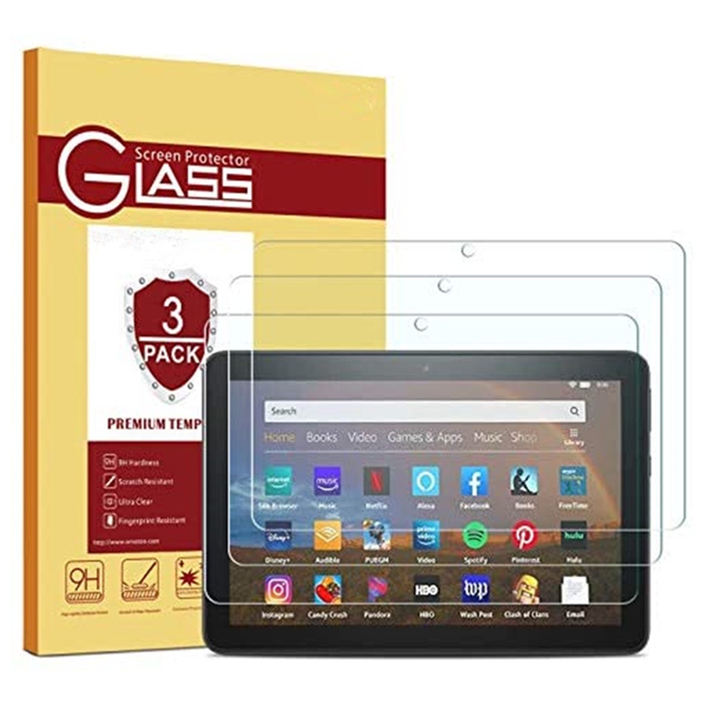 3pcs / Pak Pelindung Layar Tempered Glass Untuk Kindle fire HD 8 8.0 inch Kindle fire HD 8 Plus 2020