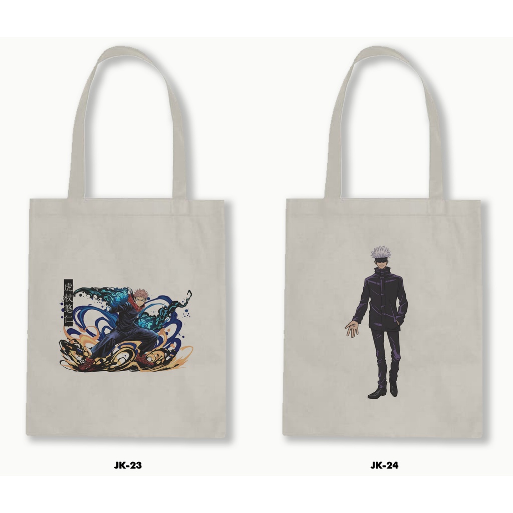 TOTE BAG BLACU - JUJUTSU KAISEN /ANIME/MANGA 02