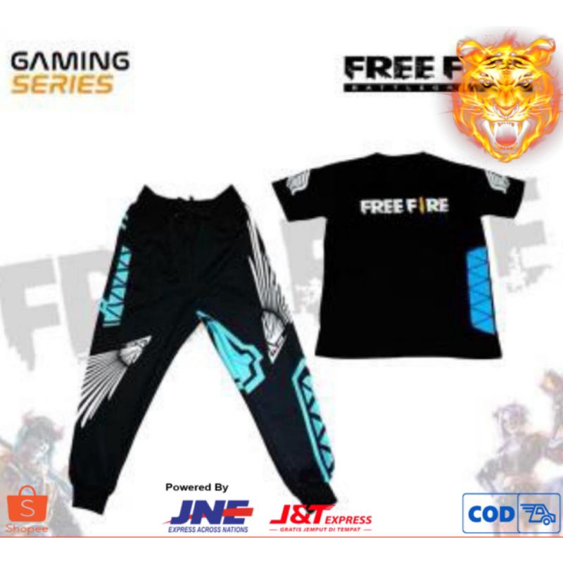 Celana FF BNL Free Fire Gaming Anak Pria dan Dewasa Calca Angelica Malaikat Heroic Angel FF