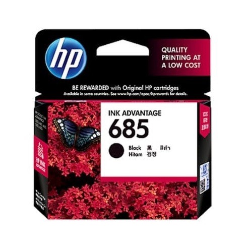 Tinta HP 685 Black for HP Advantage 3525, 4615, 4625, 5525, 6525
