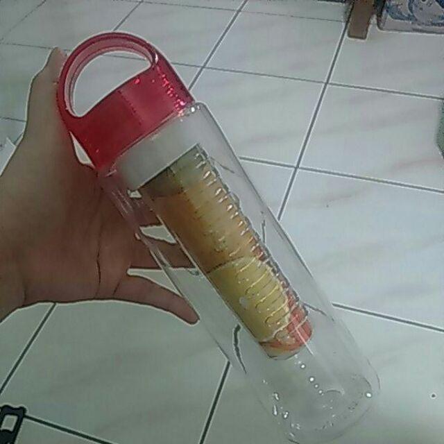 Home-klik  Tritan Water Bottle With Fruit Infuser - Random