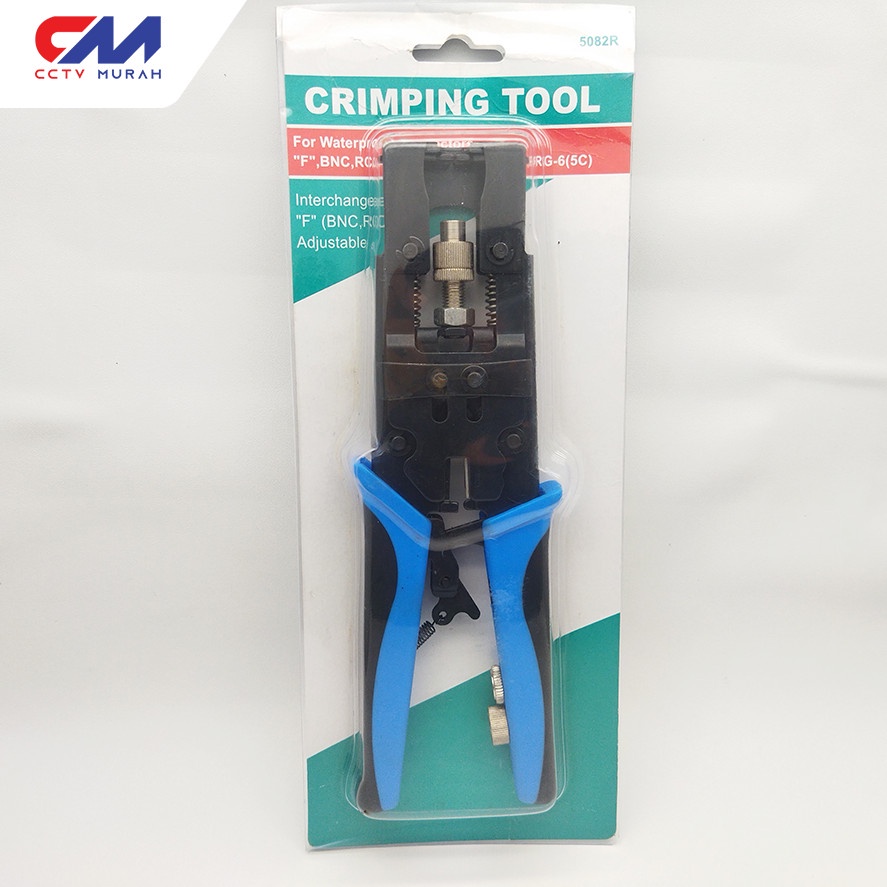 Tang Crimping Tool For F,BNC,RCA/RG-58,RG-59,RG-6 HT-5082R