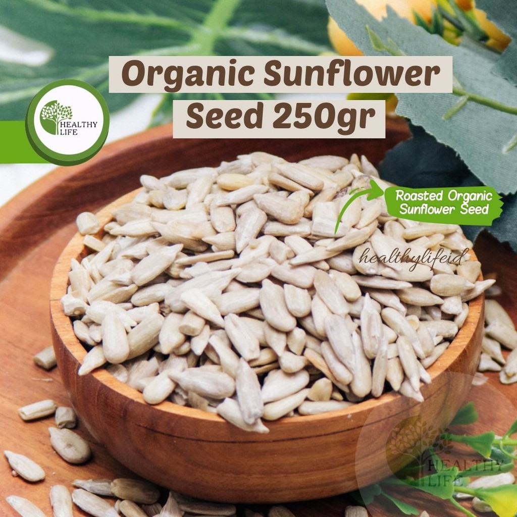 

Organic Sunflower Seed / Biji Bunga Matahari (Kuaci Kupas) 250 gr