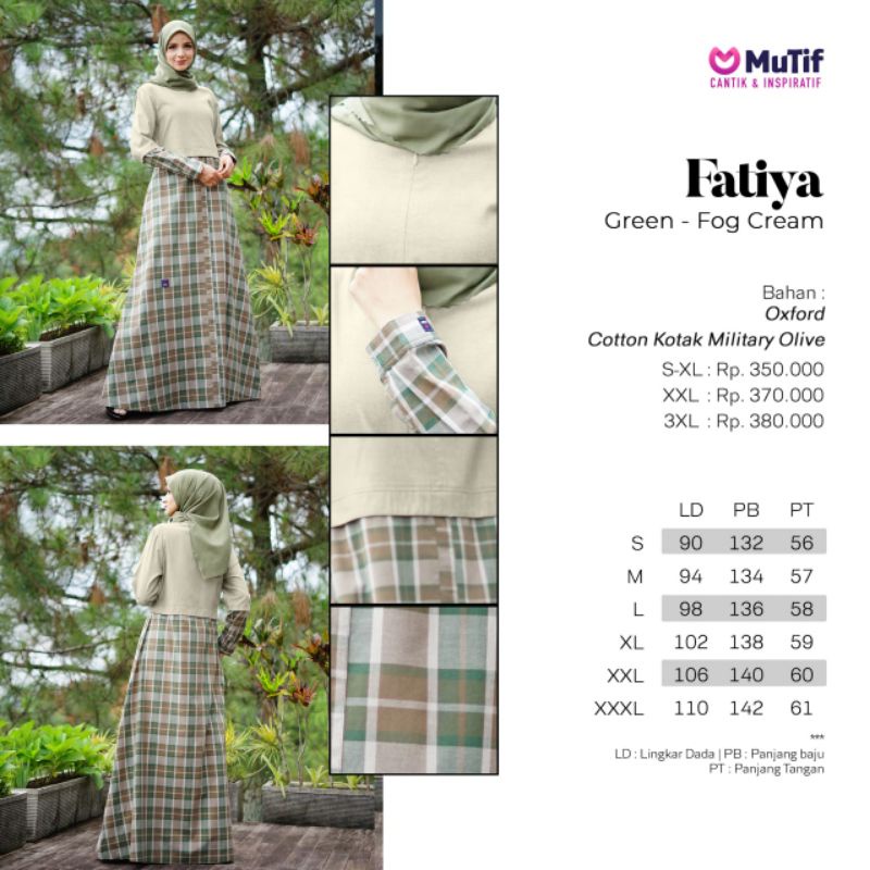 GAMIS MUTIF FATIYA GREEN FATIYA BLUE FATIYA DUSTY PINK