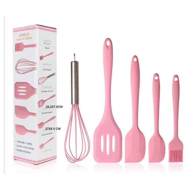 Spatula Silikon Peralatan Masak Anti Panas Anti Lengket