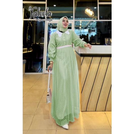 KALEELA Gamis pesta muslimah