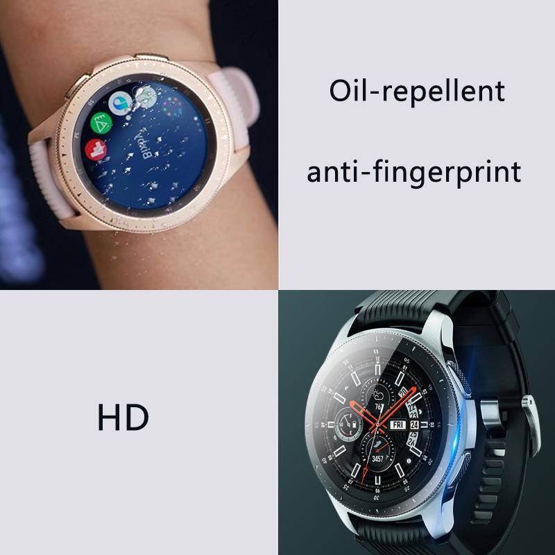 1-2 Pcs Pelindung Layar Tempered Glass 9H Untuk Samsung Galaxy Watch 4 Classic 42mm 46mm HD Tipis 4 40mm 44mm