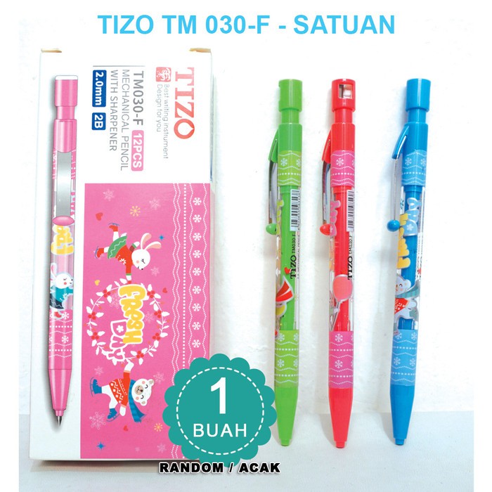 

Pensil mekanik TIZO TM 030 F- pensil mekanik 2.0 mm - satuan