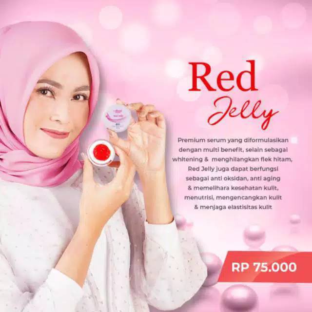 Marwah Red Jelly (mengcilkan pori2, noda flek, mencerahkan)