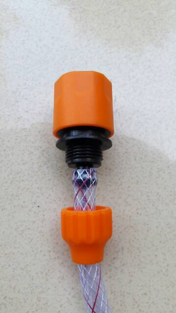 PAKET SELANG BENANG HIGH PRESSURE 3/8 DAN KONEKTOR KLIK