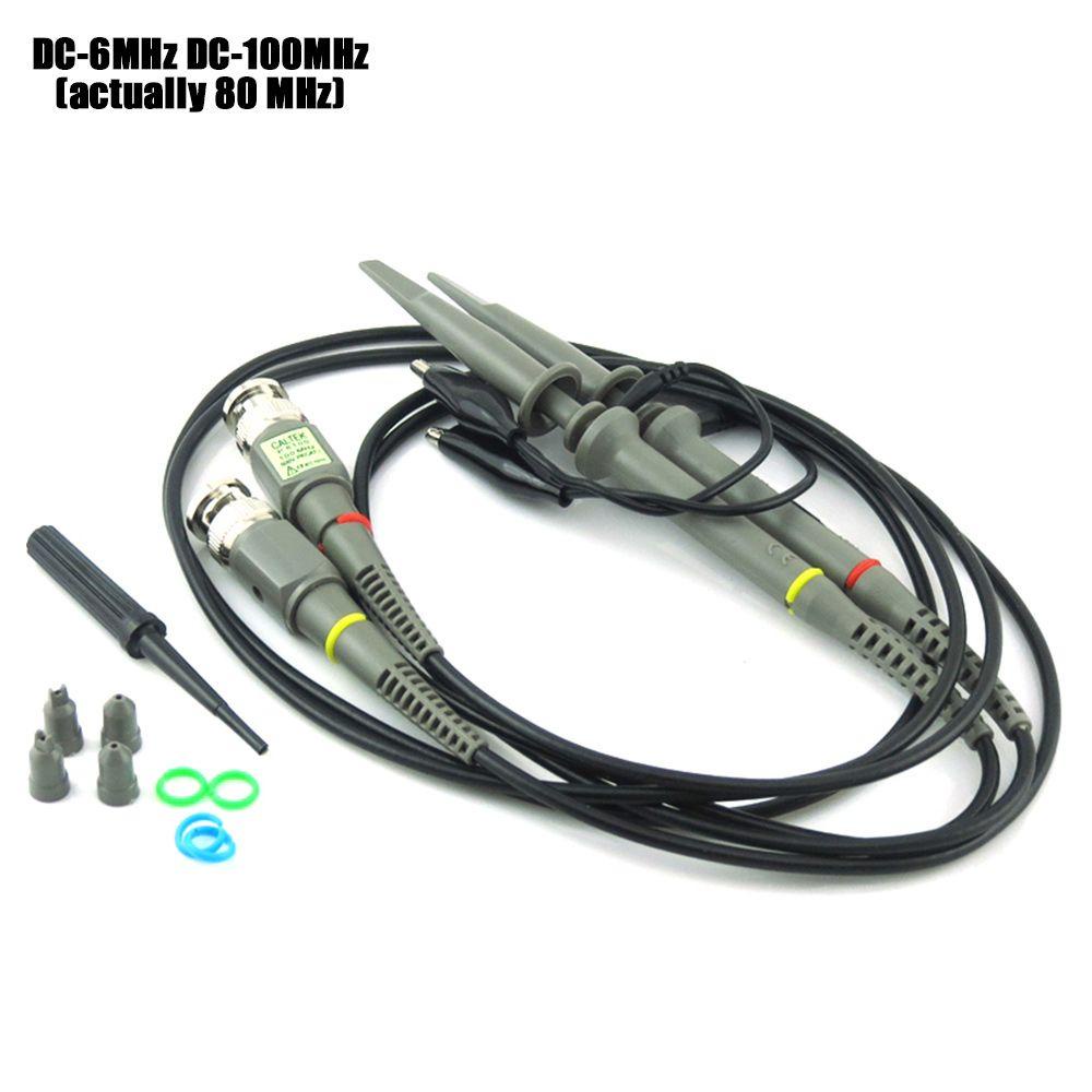 Populer Osiloskop Probe Kit BNC Probes Test Leads 1X 10X Scope Klip Probe
