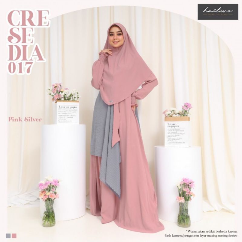 Gamis Syari Haitwo NIBRAS CRESEDIA 017 Fashion Muslim