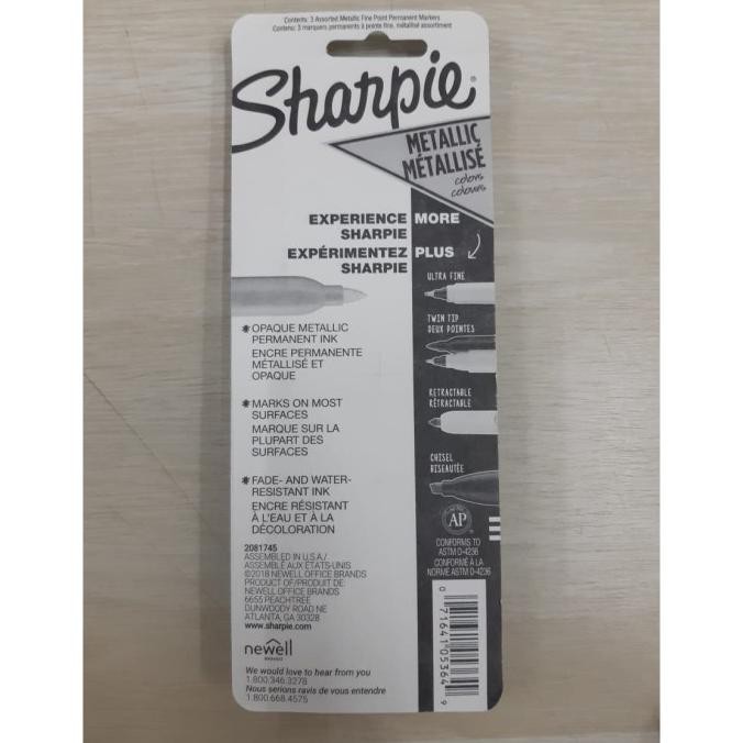 

(COD) Spidol Metallic Sharpie Set isi 3
