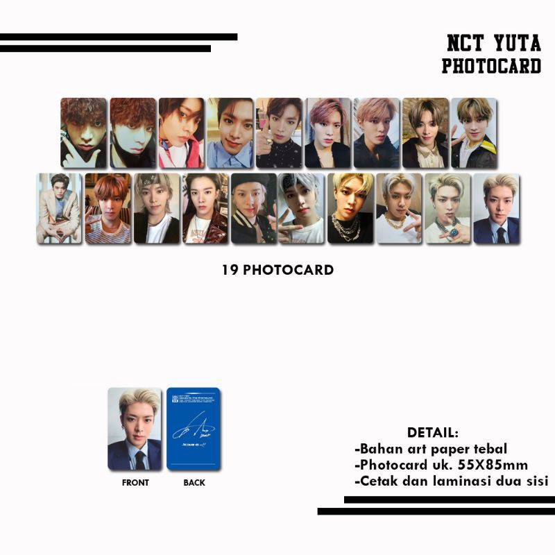 NCT YUTA PHOTOCARD
