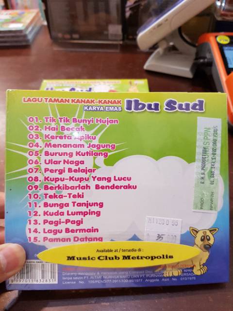 Cd Anak Anak Lagu Tk Karya Emas Ibu Sud Shopee Indonesia