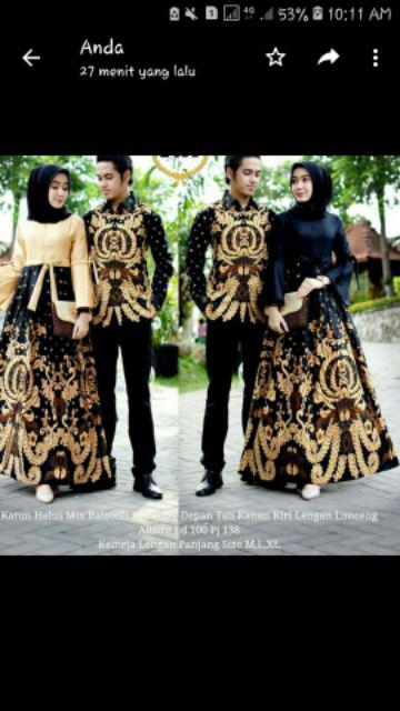 Gamis Batik Syari Miranda Soga