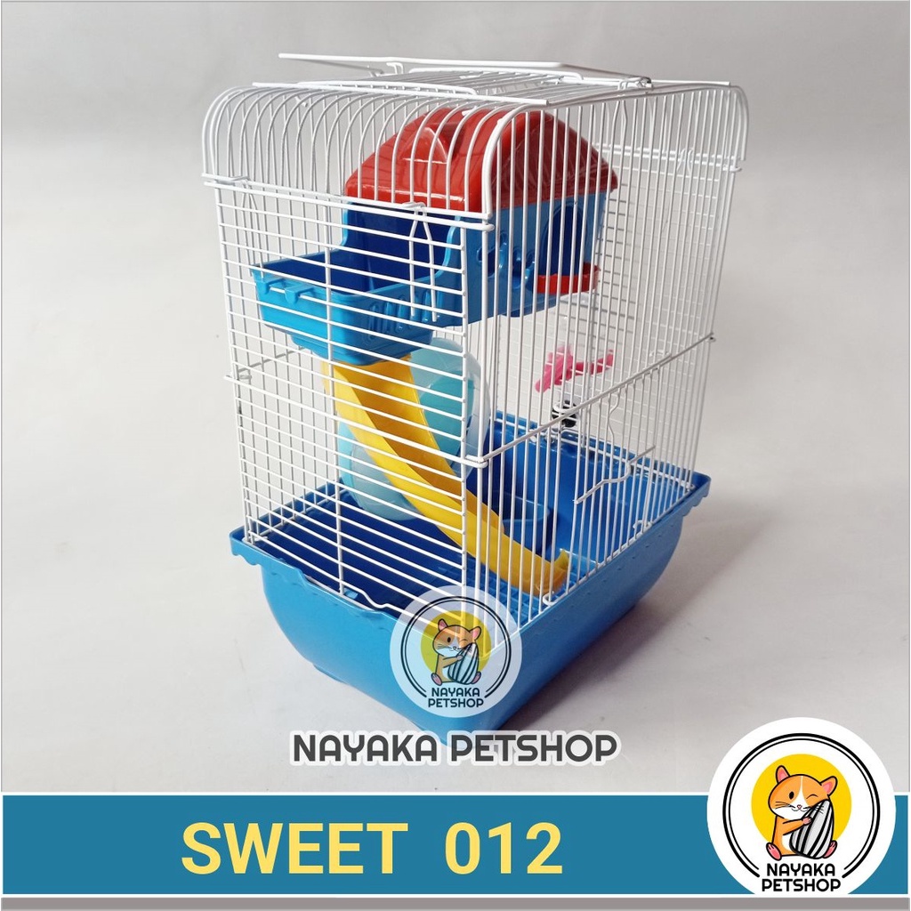 Sweet 011 Kandang Hewan Hamster Tingkat 2 Lantai