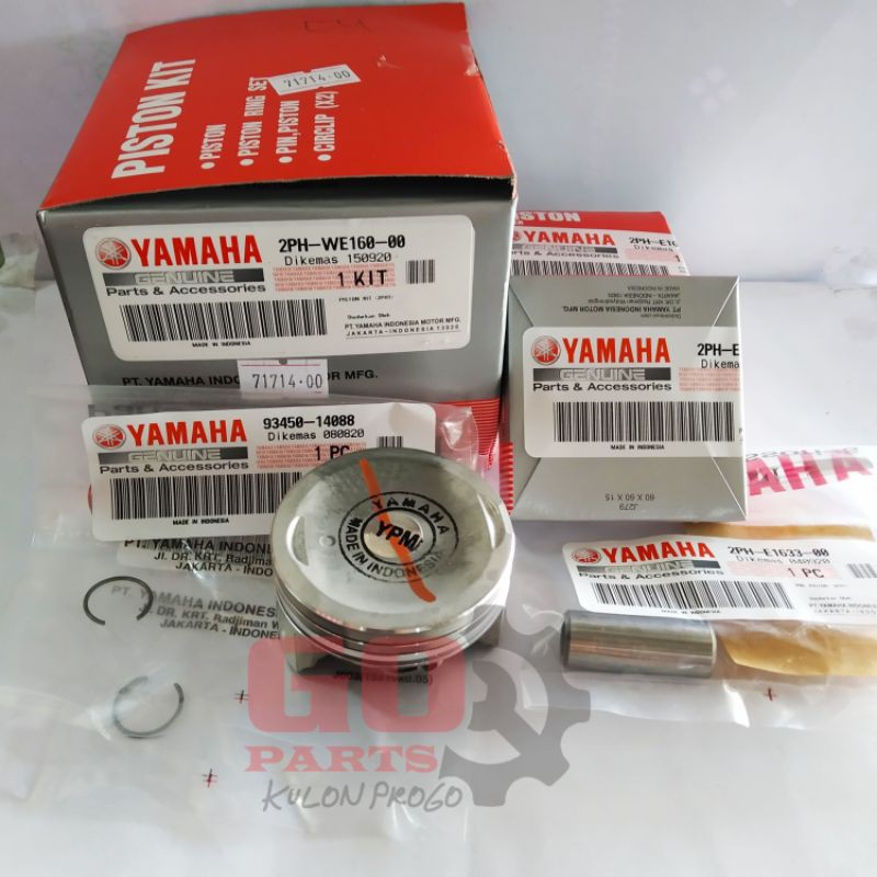Piston Seher Seker Set Ring Pen Standar ORI Yamaha Mio M3 Mio Z Soul GT 125 2PH-WE160-00