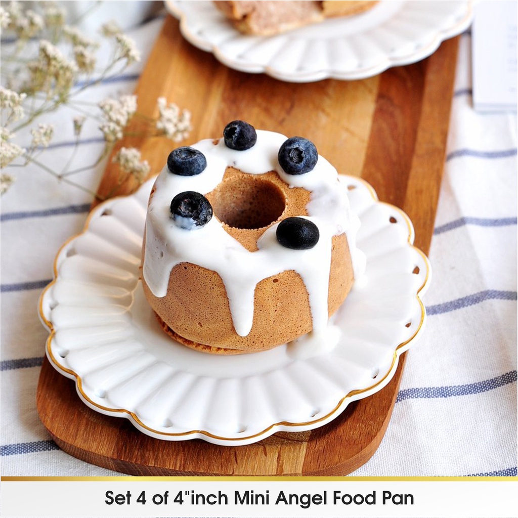 CHEFMADE Cetakan Loyang Chiffon Pan Cake Mini Tegak Lurus Anti Lengket Bongkar Pasang Non Stick
