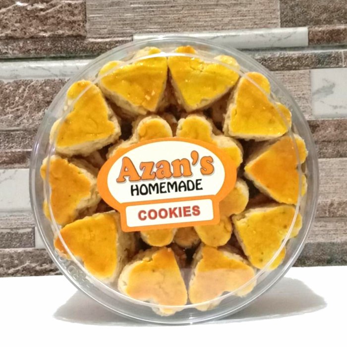 

AZAN'S Homemade Cookies Kue Kacang Polos 500gr - Kue Kering