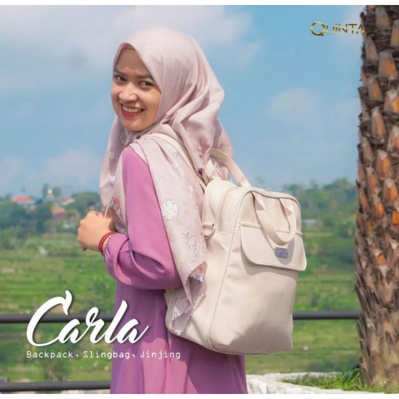 tas ransel tas punggung tas sekolah tas quinta carla backpack