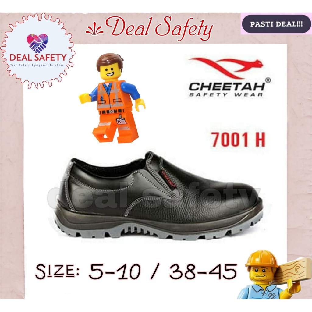safety shoes cheetah 7001h   sepatu safety cheetah 7001h