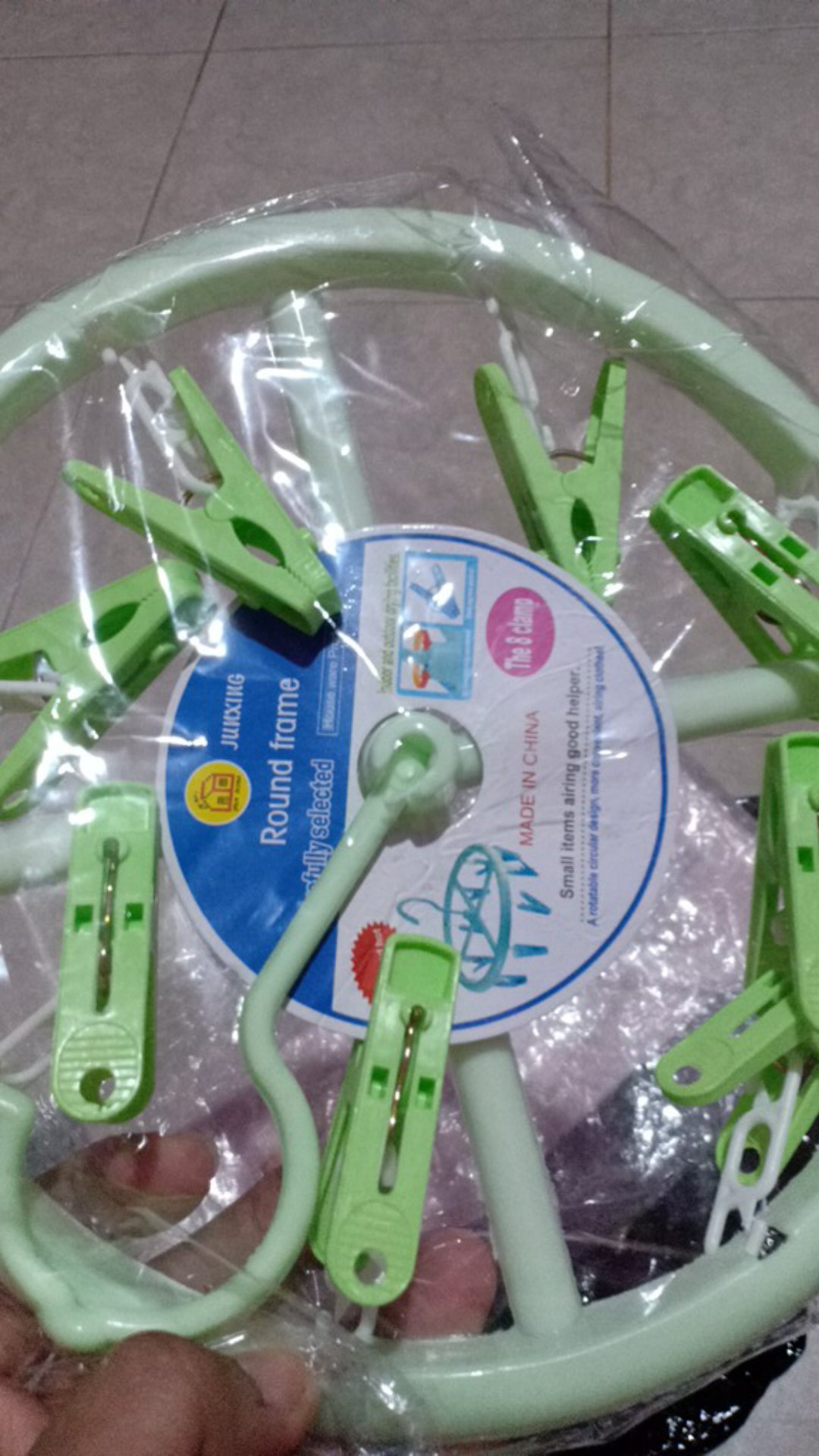 [1kg=24pcs] 276 Hanger Berbentuk Bunga/bulat Dan Serbaguna Buat Multifungsi