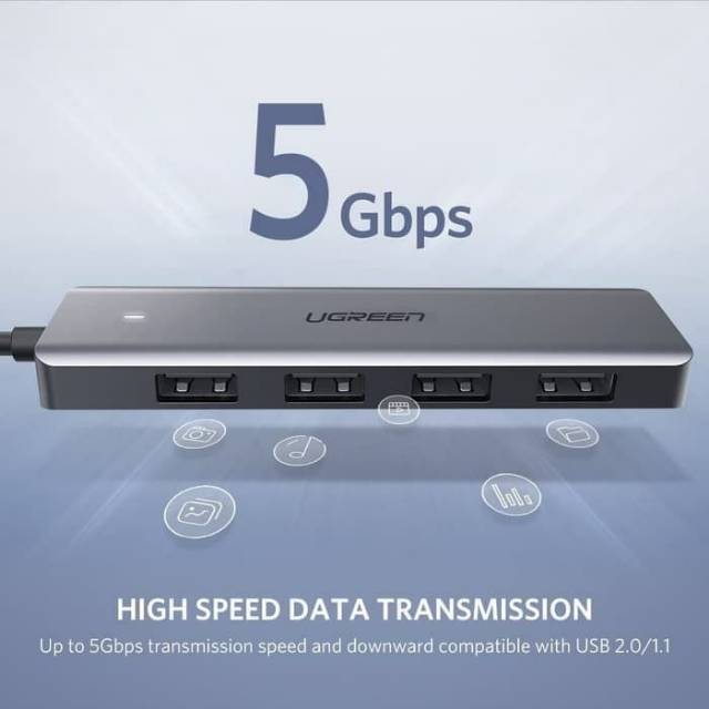 Ugreen Hub Splitter 4 Ports Usb 3.0 - Ugreen Usb Hub 4 ports With Usb High Speed Original