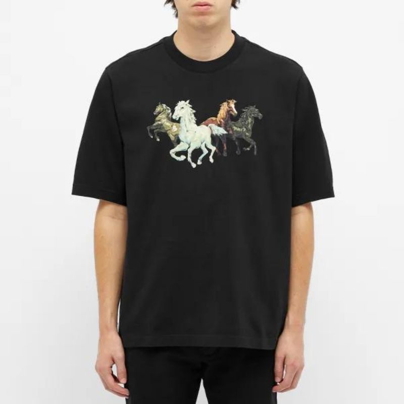 KNZ horse print&amp;kansai yamoto unisex TIGER KAOS