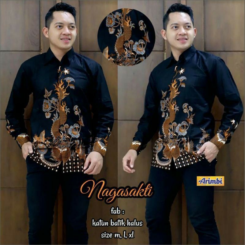 Baju Batik Pria Gus Azmi Syubbanul Muslimin Batik Katun Halus Hadroh Azzahir Ala Santri, Modern