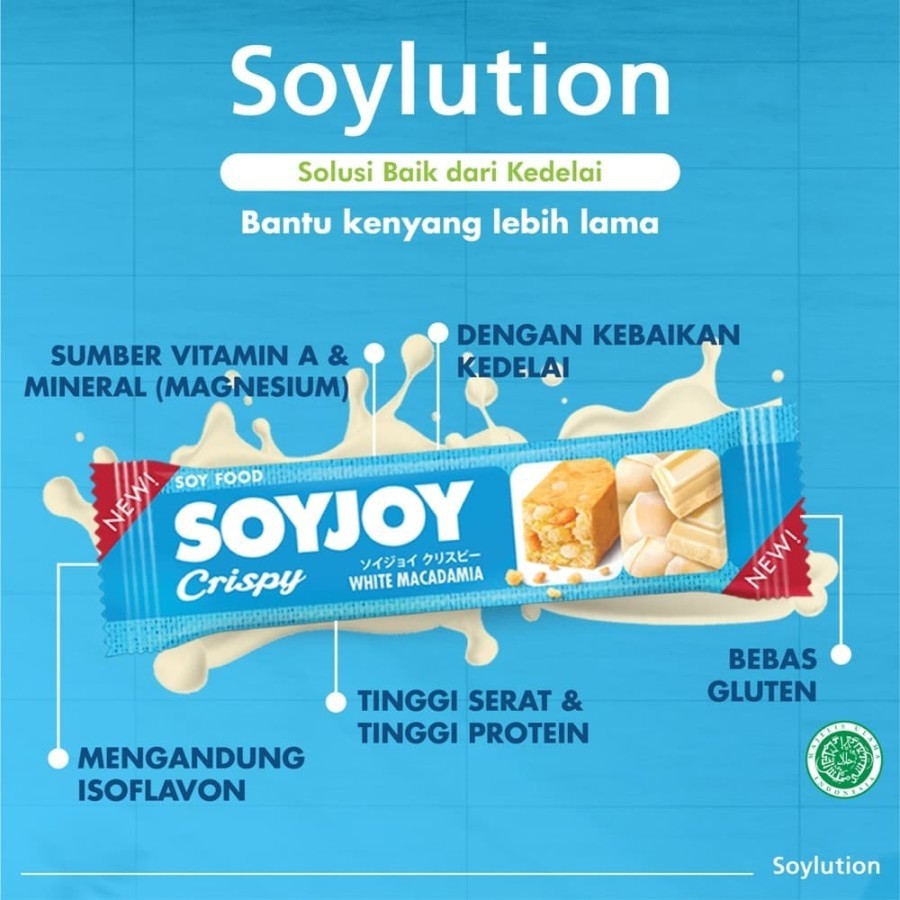 SOYJOY SNACK PROTEIN BAR KEDELAI CEMILAN DIET | GLUTEN FREE CAMILAN INSTAN SEHAT SUPERFOOD