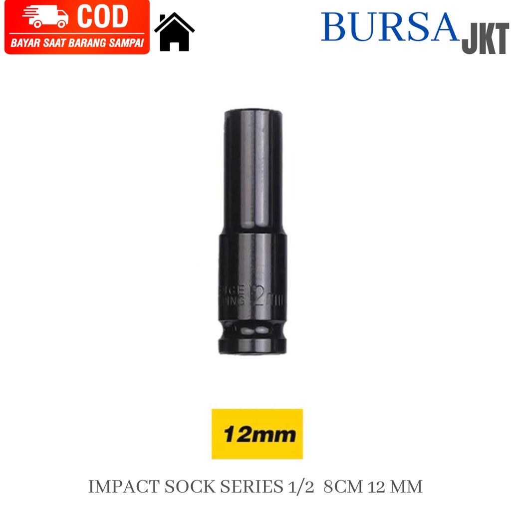 MATA SOCK SOK IMPACT KONEKTOR 1/2 DEEP WALL 8 CM 8  CM - 21 MM