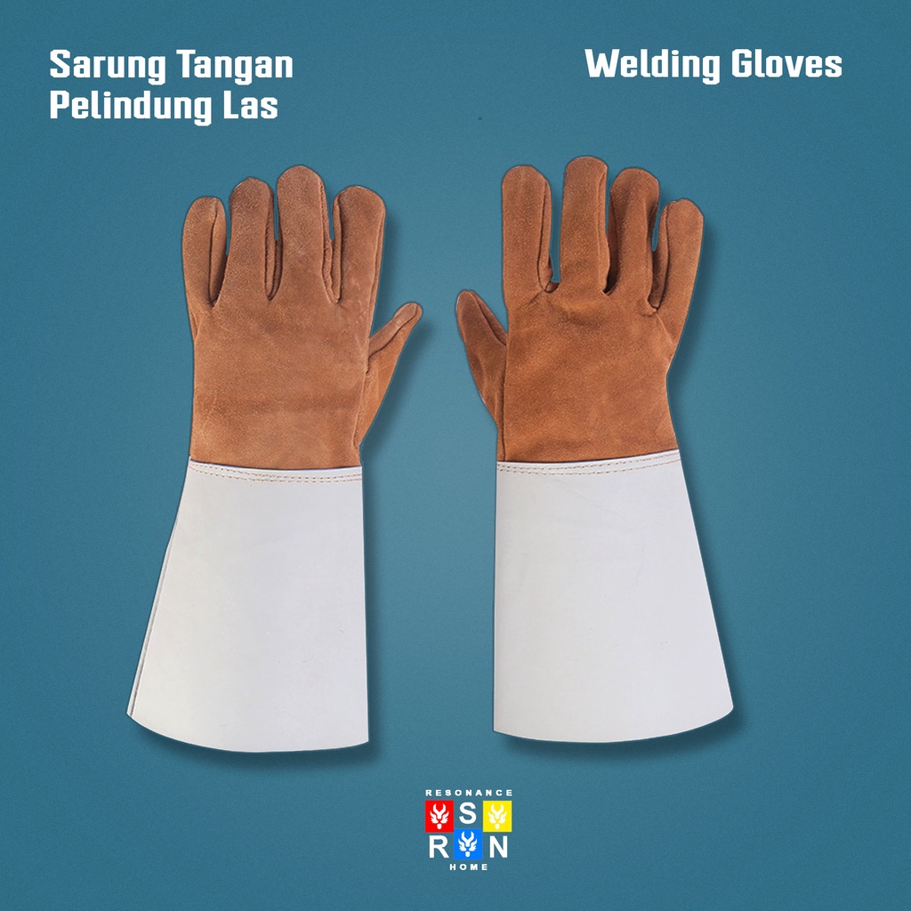 Sarung Tangan Las Listrik Kulit Anti Api  / Safety Gloves Resonance Home