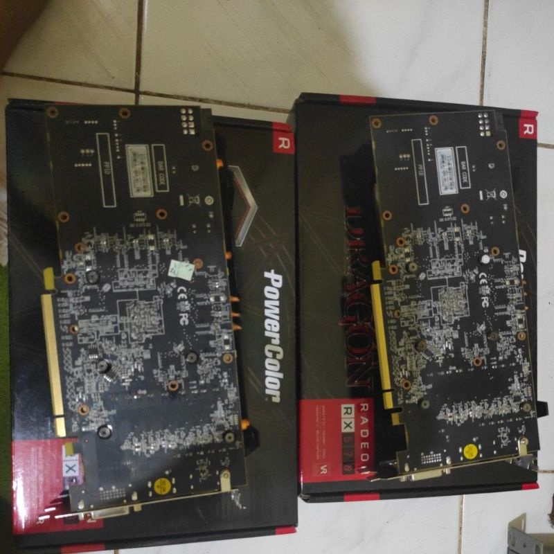 vga RX570 1 paket 2 vga bekas