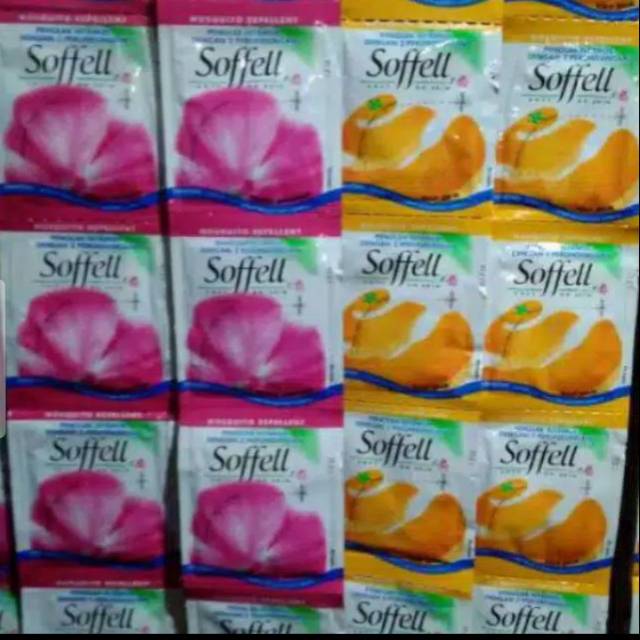 Soffell Jeruk 1 Sachet Pcs Lusin / Soffel Orange Kuning Merah Pink