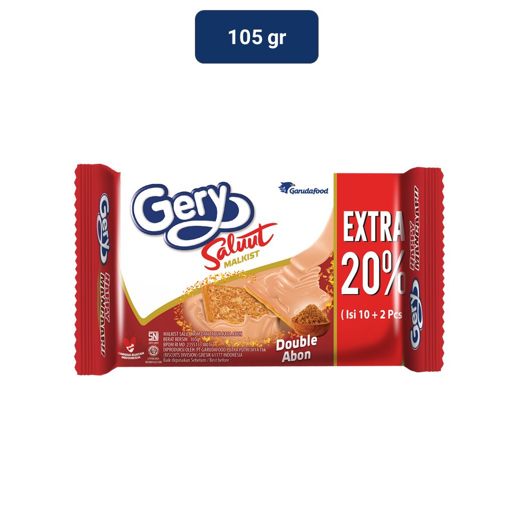 

Gery Malkist Saluut Abon 105g/ Biskuit Malkist Enak