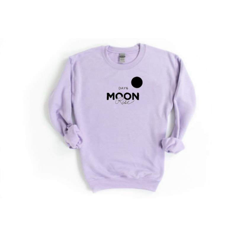 S - XXXXXL(6XL) Sweater DAY6 MOON RISE CrewNeck Lilac BIGSIZE Cute KPop Idol 5XL 4XL 3XL 2XL XL