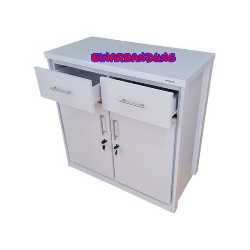 BUFFET PUTIH / LEMARI PUTIH / BUFFET LACI SERBAGUNA