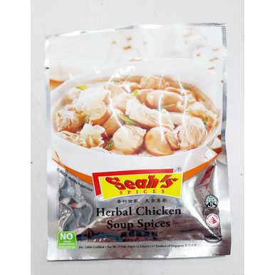 

Seah's Spices Herbal Chicken Soup Spices Bumbu Sup Ayam Herbal
