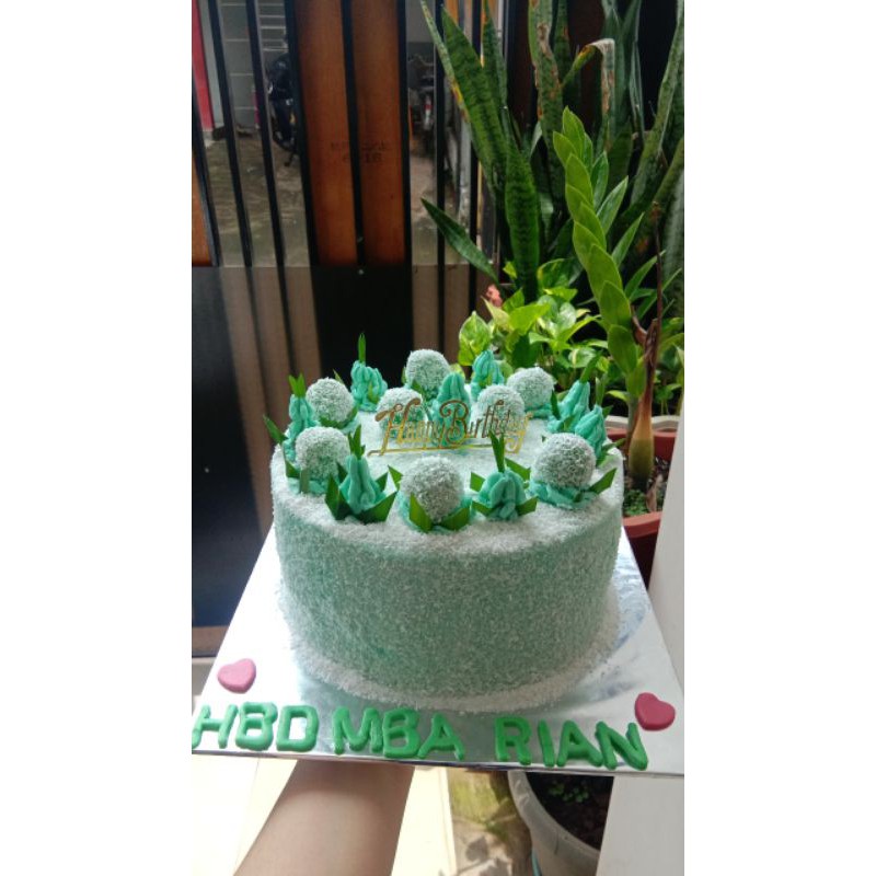 

klepon Cake kue ulang tahun