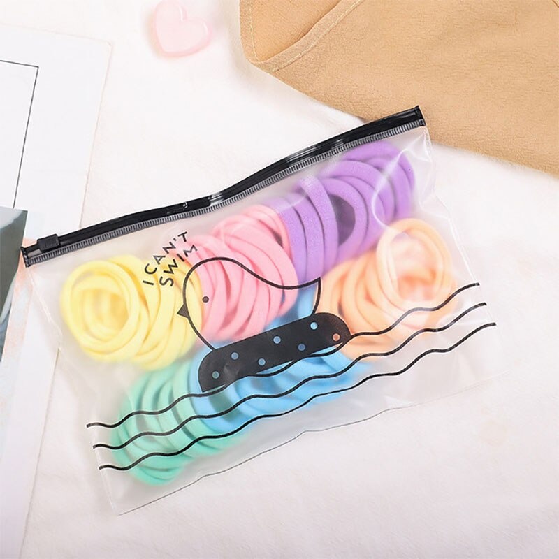 IKAT RAMBUT KOREA TOWEL SR73 RING WANITA KOREAN KUCIR RAMBUT KUCIRAN SET ISI 40 PCS FREE POUCH