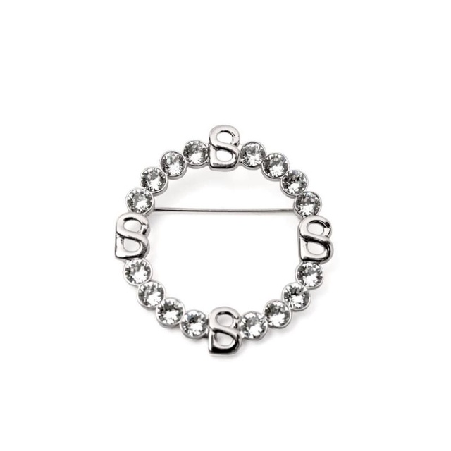 Buttonscarves - Anna round Brooch