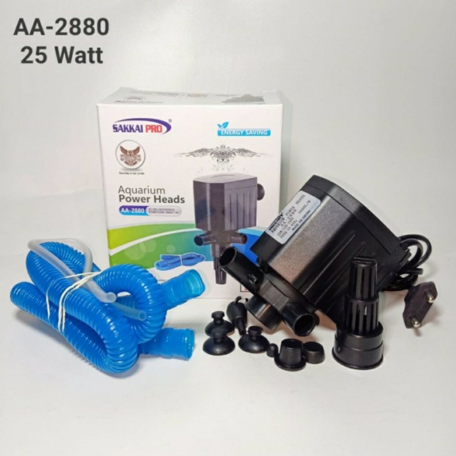 Sakkai pro AA2880 AA 2880 pompa powerhead filter aquarium kolam ikan