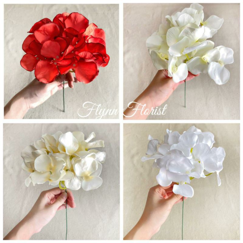 Bunga Hydrangea X1 (satuan)●35cm●Bunga Artificial/ Bunga Dekorasi / Bunga Plastik / Bunga Pernikahan