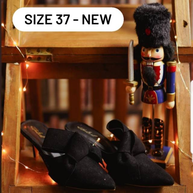 Ittaherl Jackie Mules 60mm Holiday Ink Size 37 -New