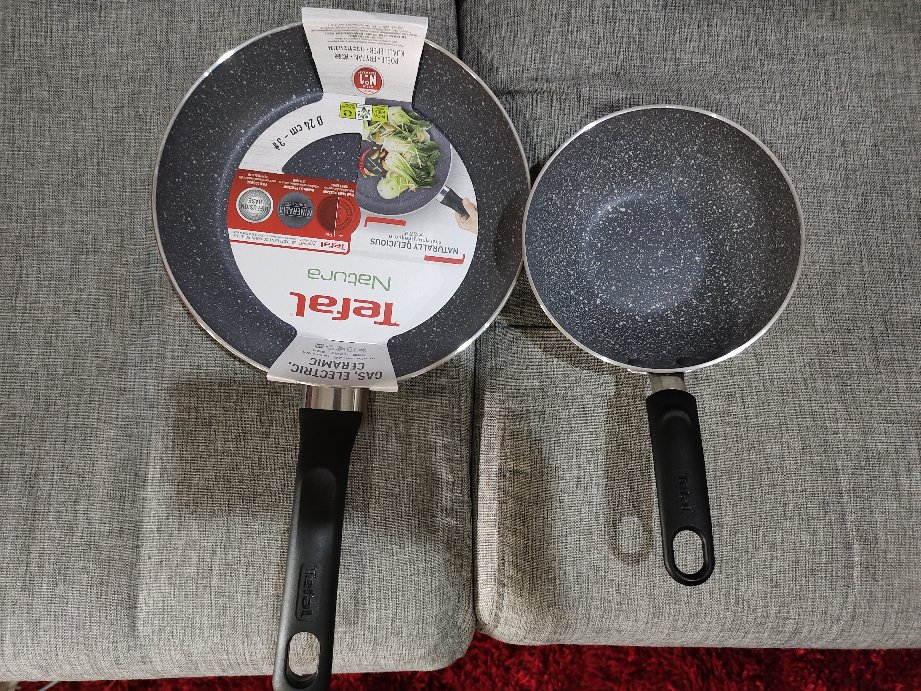 Natura Package 5 Wajan Panci Set Penggorengan Anti Lengket