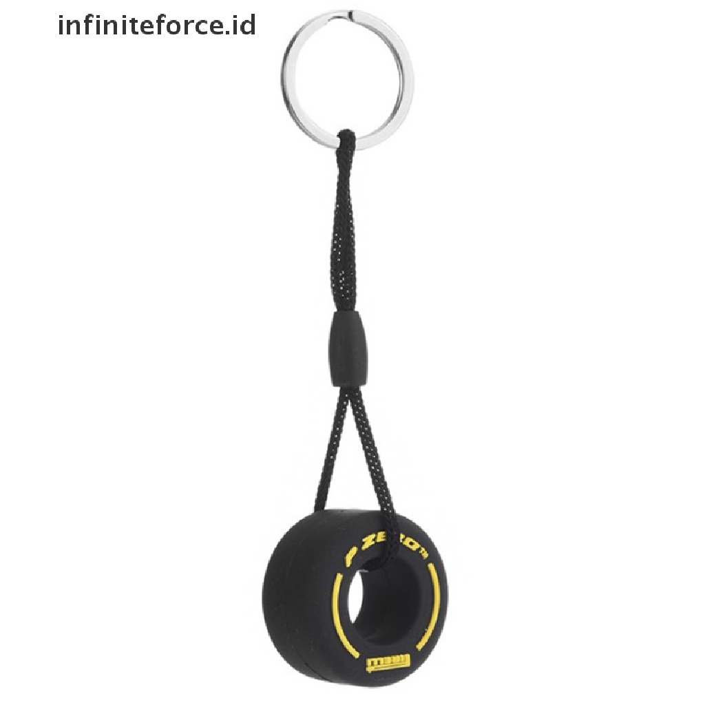 Infiniteforce.id Gantungan Kunci Bentuk Ban Mobil Balap